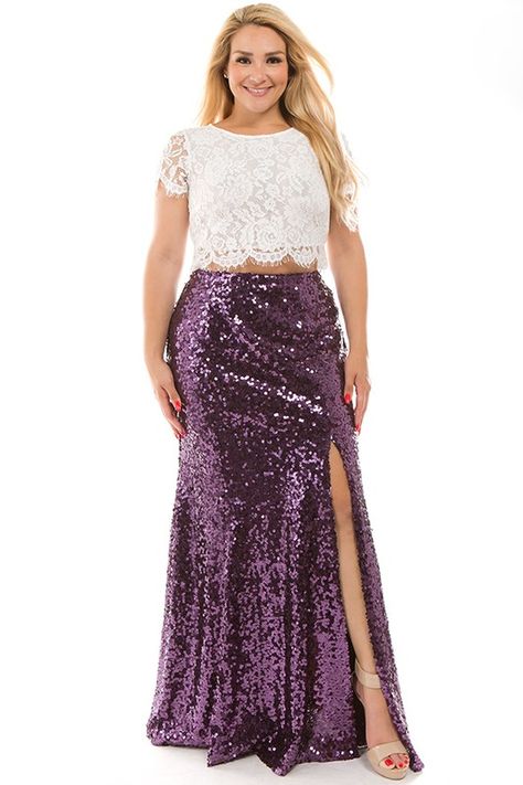 Sparkle skirt outfit