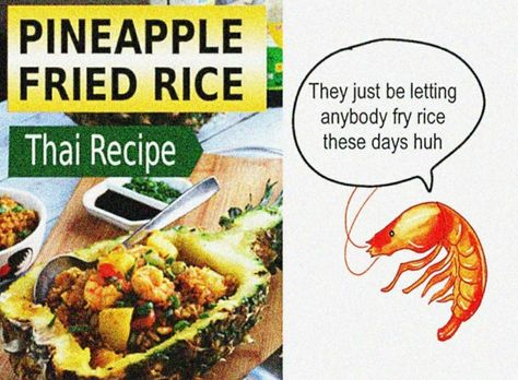 Rice Types, M1 Abrams, Pineapple Fried Rice, Shrimp Fried Rice, Thai Recipes, Chana Masala, Fried Rice, Pineapple, Rice