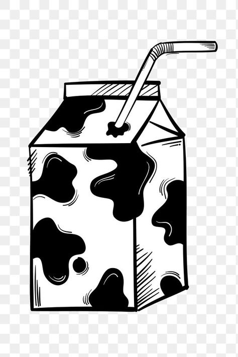 Milk Cartoon Drawing, Milk Cartoon Cute, Cute Milk Carton Drawing, Milk Box Drawing, Milk Carton Tattoo, Milk Carton Drawing, Milk Doodle, Milk Clipart, Milk Wallpaper