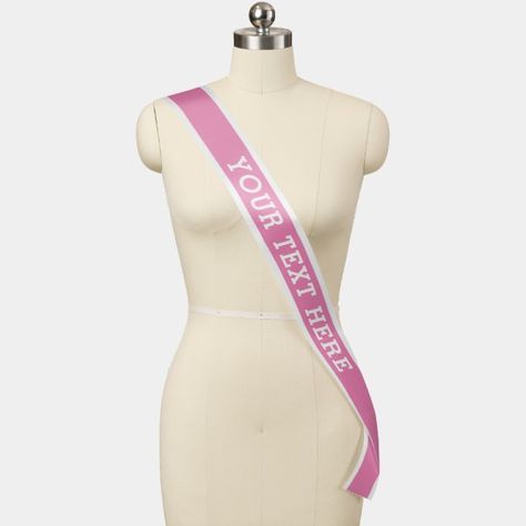 #affiliatelink Custom Pink Sash | Personalized Simple #create #your #own #your #text #birthdaysash #sashes #birthdayideas #zazzle #birthdaypartyideas #birthday Sash Ideas, Gold Sash, Pink Sash, Bachelorette Sash, Birthday Sash, Birthday Accessories, Girl Birthday Decorations, Simple Gift, Wedding Sash