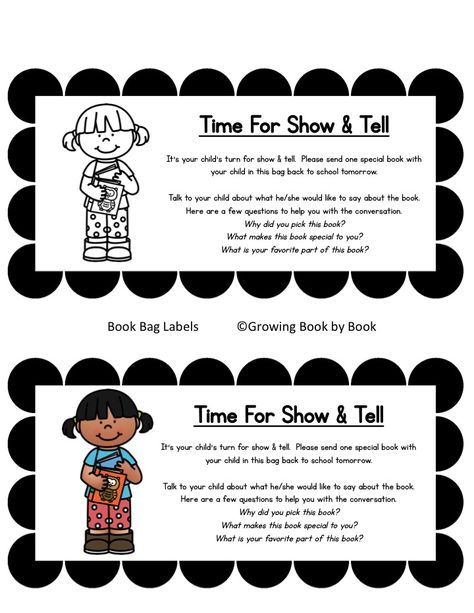 label for show and tell bag Share Day Ideas Preschool, My Family Show And Tell Ideas, Show And Share Ideas Preschool, Family Involvement Activities Preschool, All About Me Bags For Preschool, Show And Tell Bags Preschool, Show And Tell Ideas For Grade 3, Show And Tell Ideas, Parent Involvement Ideas Preschool