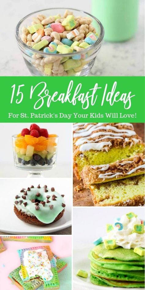 St. Patrick's Day Breakfast Ideas! Easy and Everyday Holiday Breakfast Recipe! Green Treats and Rainbow Ideas for Parties and Celebrations! #passion4savings #breakfast #stpatricksday #rainbow #geen St Patricks Food, Green Breakfast, Breakfast For A Crowd, Easter Breakfast, St Patricks Day Food, Breakfast And Brunch, Breakfast Party, Crockpot Breakfast, Saint Patties