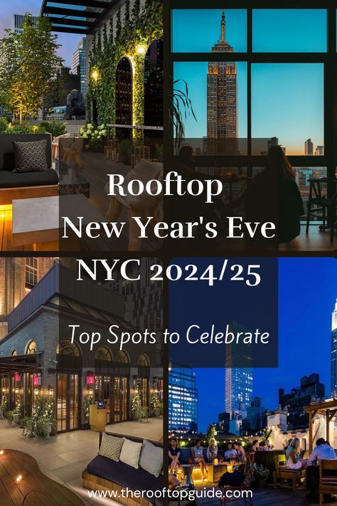 Celebrate New Year’s Eve in NYC like never before at the best rooftop venues! Ring in 2024 with dazzling skyline views, exclusive parties, and unforgettable vibes. From fireworks over the city to champagne toasts under the stars, these rooftop spots are perfect for starting the new year in style. Click to explore the top NYC rooftop parties and plan your epic NYE celebration! Times Square Ball Drop, Party Under The Stars, Nyc Rooftop, Rooftop Party, Best Rooftop Bars, Rooftop Bars, Rooftop Restaurant, Ball Drop, Rooftop Pool