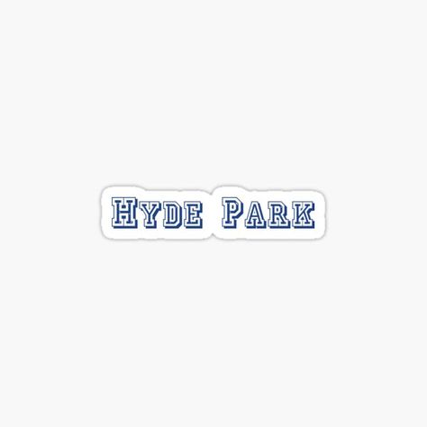 Hyde Park Stickers for Sale | Redbubble Hyde Park New York, Boston Neighborhoods, East Boston, Hyde Park London, South Boston, Park Pictures, Piccadilly Circus, Back Bay, Memory Scrapbook