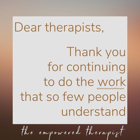 Danica Harris, Ph.D. on Instagram: “Dear Therapists, Thank you for continuing to do the work that so few people understand. Thank you for being responsible for other…” Being Responsible, Do The Work, Social Work, No Response, Thank You, On Instagram, Instagram