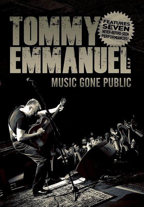 nice Tommy Emmanuel Music Gone Public DVD Brand New Ships Worldwide   Check more at http://harmonisproduction.com/tommy-emmanuel-music-gone-public-dvd-brand-new-ships-worldwide/ Tommy Emmanuel, Dvd Collection, Music Pictures, Love Music, I Love Music, Music Games, Balboa, Greatest Hits, Milestones