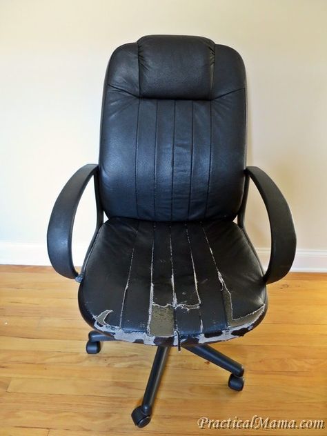 DIY: Reupholstering old office chair Refurbished Office Chair, Recover Office Chair Diy, Reupholster Office Chair, Recover Office Chairs, Office Chair Makeover, Office Chair Diy, Steelcase Office, Chair Diy, Office Chair Cover