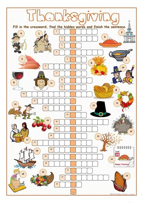 Grammar corner Thanksgiving Crossword Puzzle Thanksgiving Crossword Puzzle, Thanksgiving Crossword, Thanksgiving Puzzle, Preschool Boards, Thanksgiving Worksheets, Thanksgiving Classroom, Thanksgiving Words, Thanksgiving Activities For Kids, Puzzle For Kids