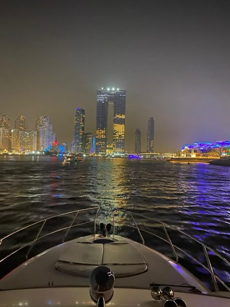 Dubai Aesthetic, Night Scenery, City Vibe, Night Vibes, Dream City, Yacht Charter, Rich Life, Night City, Night Aesthetic