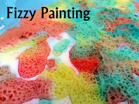 Fizzy Painting, Fizzy Art, Rich Activities, Summer Crafts For Toddlers, Oak Room, Paint Themes, Crafts For Toddlers, Art Activities For Toddlers, Advent Activities