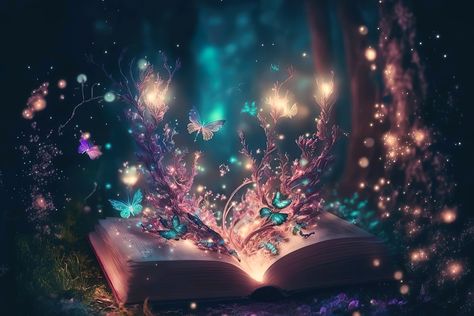 Laptop Wallpaper Forest, Aesthetic Library Wallpaper, Laptop Wallpaper Book Aesthetic, Beautiful Wallpapers Backgrounds For Pc, Fairytale Book Aesthetic, Book Wallpaper Laptop, Fantasy Booktok, Wiccan Wallpaper, Fantasy Objects