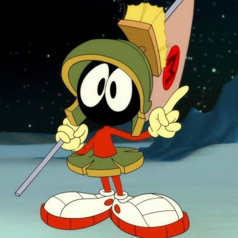 Marvin Martian, Looney Tunes Wallpaper, Looney Tunes Show, Really Cool Drawings, Looney Tunes Cartoons, Looney Tunes Characters, Marvin The Martian, Silly Images, Warner Brothers