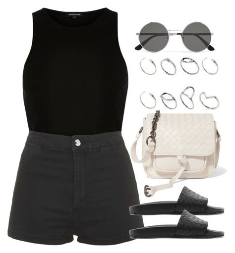 "Sin título #12719" by vany-alvarado ❤ liked on Polyvore featuring River Island, Topshop, Bottega Veneta, Yves Saint Laurent and ASOS La Outfit, Pocket Shorts, Cute Fall Outfits, Neck Crop Top, Looks Chic, Baddie Outfits Casual, Feminine Outfit, Fancy Outfits, Casual Summer Outfits