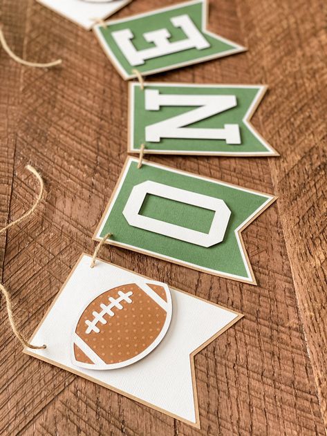 Football Backdrop, Football Theme Birthday, Football First Birthday, Football Banner, First Birthday Banner, Boys First Birthday Party Ideas, Boys 1st Birthday Party Ideas, Football Theme Party, Picture Banner