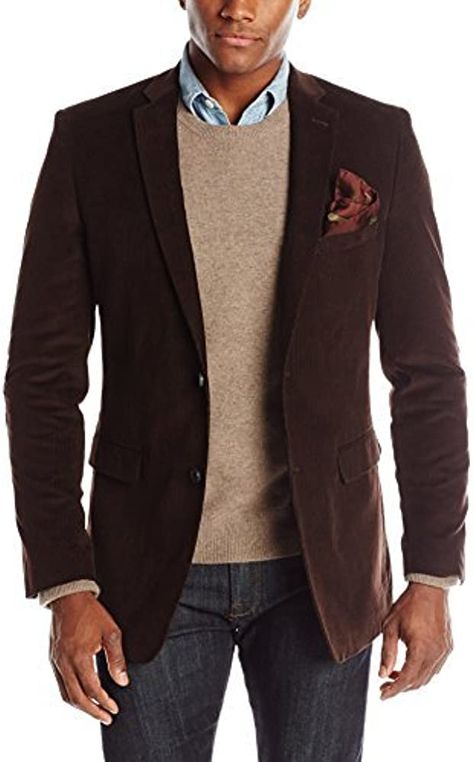 U.S. Polo Assn. Men's Corduroy Sport Coat, Ram1023j Brown, 42 Long at Amazon Men’s Clothing store Brown Sports Jacket Outfit Men, Sports Jacket Outfit, Sport Coat Outfit, Blue Blazers, Brown Sport Coat, Blazers For Men Casual, Corduroy Sport Coat, Blazer Outfits Men, Body Fashion