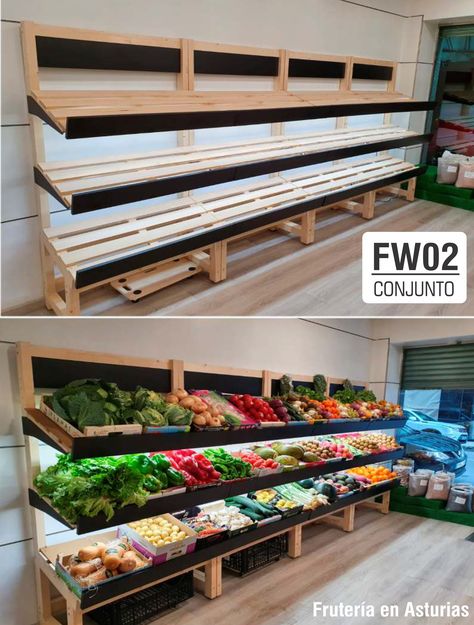 Fruits Shop Design, Fruit And Veg Shop Design, Vegetable Shop Design Ideas, Fruit Market Design, Shop Layout Ideas, Fruit Shop Design, Mini Market Store Ideas, Fruit And Veg Market, Retail Store Layout