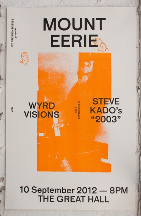 90s Japanese Graphic Design, Mount Eerie, Orange Graphic Design, Orange Typography, Cv Inspiration, Zine Design, Poster Typography, 타이포그래피 포스터 디자인, Riso Print