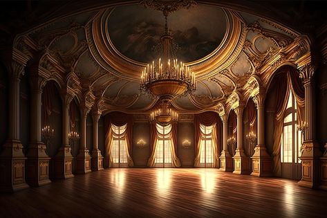 Photo empty elegant and luxury of a ball... | Premium Photo #Freepik #photo #palace #castle-interior #palace-background #royal-palace Palace Ballroom, Royal Background, Royal Room, Ball Room, Castle Background, Ancient Indian Architecture, Royal Ball, Palace Interior, Castle Aesthetic