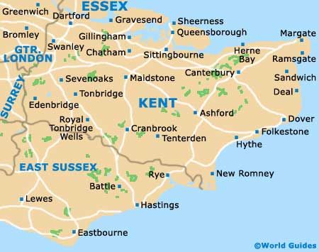 Map Of Kent