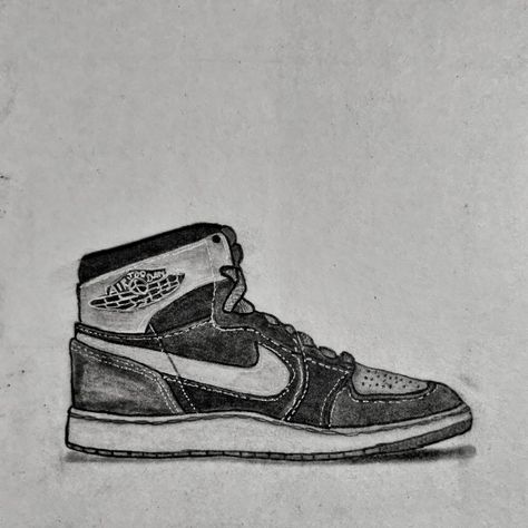 Air Jordan 1 Sketch Air Jordan Sketch, Jordan 1 Sketch, Normal Sketch, Air Jordan 1 Shoes, Jordan 1 Shoes, Shoe Sketches, Inspiration Painting, Shoes Drawing, Drawing Templates