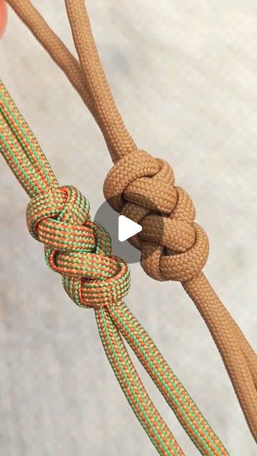 Different Knots Ropes, Paracord Knots Tutorial, Decorative Knots Tutorial, Diamond Knot Tutorial, Celtic Knots Diy, Cowboy Knot, Rope Tutorial, Handcraft Ideas, Paracord Weaves