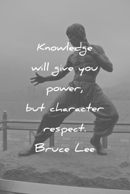 bruce lee quotes knowledge will give you power but character respect wisdom quotes Birthday For Him Quotes, Quotes On Character, Good Character Quotes, Quotes Knowledge, Bruce Lee (quotes), Him Quotes, Bruce Lee Art, Best Birthday Quotes, Bruce Lee Quotes