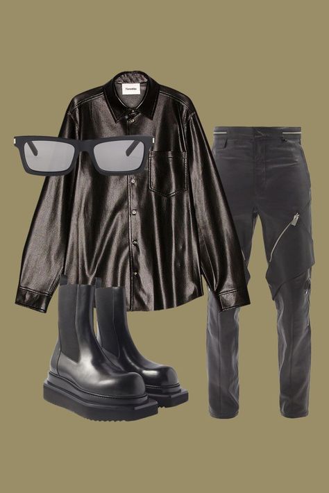 Matrix Fashion, Cyberpunk Men, Leather Outfits, Cyberpunk Aesthetic, Futuristic Fashion, The Matrix, Future Fashion, Beauty Lifestyle, Leather Outfit