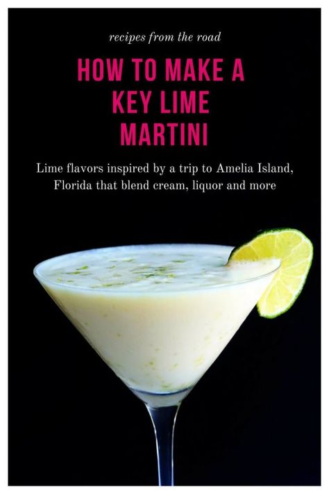 Keylime Martini Recipes, Key Lime Martini Recipe, Lime Martini Recipe, Cinco Party, Lime Martini, Key Lime Pie Martini, Key Lime Martini, Drinks Refreshing, Key Lime Recipes