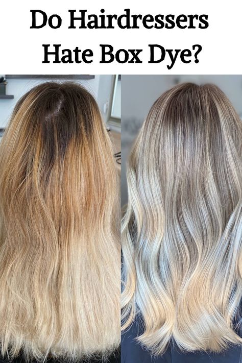 Learn the truth behind why hair professionals steer clear of box hair dye. Discover the real reasons why stylists are not in favor of boxed color kits. Click to uncover the answer and understand their perspective better. Blonde Box Dye, Box Hair Dye, Box Dye, Color Kit, Diy Beauty Hacks, Amazing Diy, Hair Dye, Diy Beauty, Dyed Hair