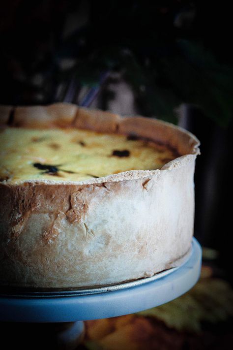 Mile-High Quiche - Celebrate Creativity Deep Dish Quiche, Charcuterie Party, Pastry Shells, Flaky Pastry, Quiche Recipes, Crust Recipe, Mile High, Random Thoughts, Deep Dish