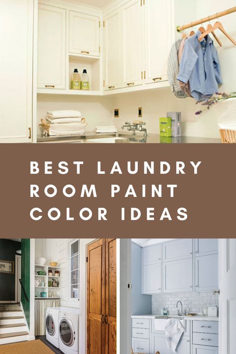 Laundry Room Paint Color Ideas, Mudroom Paint, Mudroom Paint Color, Bright Laundry Room, Laundry/mudroom Ideas, Yellow Laundry Rooms, Modern Farmhouse Laundry Room, Laundry Room Paint Color, Laundry Room Paint