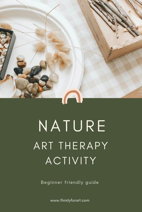 Nature Art therapy Activity — Thirsty For Art. Easy, cheap art therapy project for all levels using natural materials. Art Therapy Ideas, Art Therapy Directives, Calming Art, Therapy Activity, Creative Arts Therapy, Recreation Therapy, Art Therapy Projects, Therapeutic Art, Art Therapy Activities