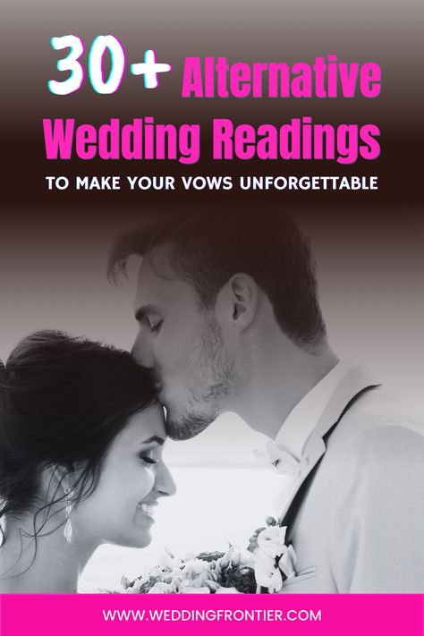 Ditch the cliches and choose from our eclectic mix of over 30 alternative wedding readings. Perfect for couples looking to add a unique and heartfelt touch to their ceremony! 💖📜 #UniqueWedding #AlternativeReadings #LoveAndVows #WeddingCeremony #HeartfeltWords #WeddingDay Vow Ideas, Wedding Readings, Wedding Vow, Vow Book, Perfect Word, Alternative Wedding, Wedding Vows, Unique Weddings, Wedding Ceremony