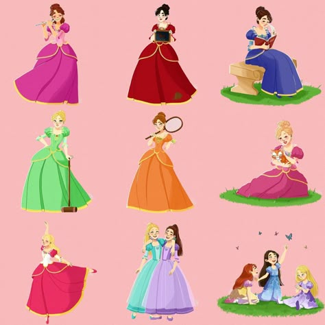 Barbie 12 Dancing Princesses Fanart, Barbie And The 12 Dancing Princesses Art, 12 Dancing Princesses Fanart, Twelve Dancing Princesses Aesthetic, 12 Dancing Princesses Aesthetic, Princesses Aesthetic, The Twelve Dancing Princesses, Barbie Characters, Barbie 12 Dancing Princesses