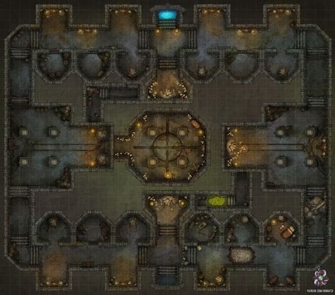 https://www.patreon.com/drmapzo #dnd #map #dungeonsanddragons #battlemap #fantasy #dungeon #halls #prison #jail #ruins #dragonlance #greyhawk #5e #5eart #5emap #environment #adventure #magic #outdoors #wilderness #plains #forgottenrealms #roll20 #fantasygrounds #gameart #art #tabletop #rpg #pathfinder #heroclix #encounter #grid #miniatures #cartography Dnd Prison, Fantasy Dungeon, Battle Map, Forgotten Realms, Dungeon Maps, D D Maps, Tabletop Rpg, Fantasy World, Dungeons And Dragons