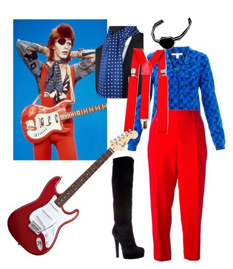 David Bowie Costume, Star Fancy Dress, David Bowie Fashion, Bowie Ziggy Stardust, Fairy Halloween Costumes, David Bowie Ziggy, Clever Halloween Costumes, Gianmarco Lorenzi, Pink Costume