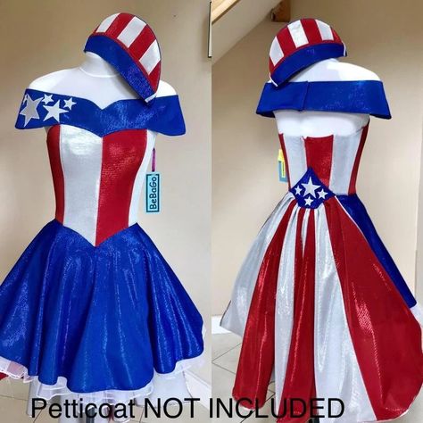 Patriotic Dress,pageant Dress, Flag Dress,usa Princess American Flag Dress American National Costume - Etsy Usa National Costume, Usa Costume, American Flag Dress, Flag Dress, Patriotic Dresses, National Costume, Costume National, National Dress, Usa Dresses