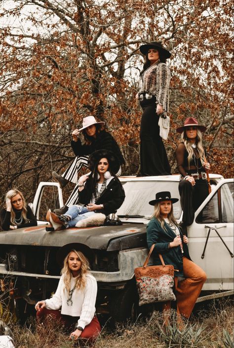 Cowgirl Group Photoshoot, Group Photo Ideas, Group Photoshoot, Team Photos, Group Photo, Boutique Fashion, Boss Babe, Photoshoot Ideas, Western Style