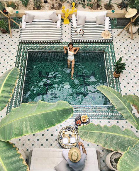 Photo (Riches for Rags) Bohol, Plunge Pool, Boho Home, Cool Pools, Pool Designs, Outdoor Design, My Dream Home, Future House, Marrakech