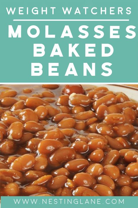 Weight Watchers Molasses Baked Beans Recipe Molasses Baked Beans Recipe, Molasses Baked Beans, Recipe Low Calorie, Weight Watchers Vegetarian, Low Calorie Baking, Weight Watchers Pumpkin, Baked Beans Recipe, Jalapeno Pepper, Weight Watchers Soup