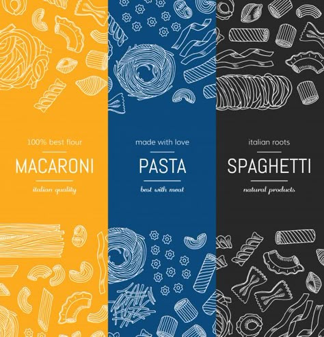 Menu Design Italian Restaurant, Pasta Label Design, Pasta Design Graphic, Pasta Logo Design Ideas, Pasta Branding Design, Pasta Graphic Design, Pasta Packaging Design, Pasta Branding, Pasta Logo