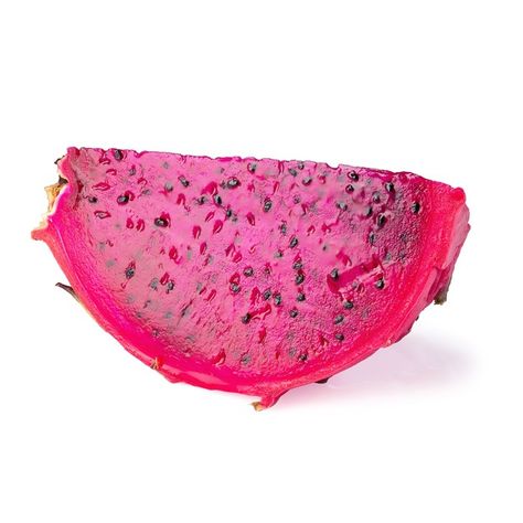 Premium Photo | Red dragonfruit or pitaya and sliced isolated over white space. with clipping path. Dragon Fruit Slice, Red Dragon Fruit, Fruit Slice, White Dragon, Exotic Fruit, Plaster Walls, Red Dragon, White Space, Dragon Fruit