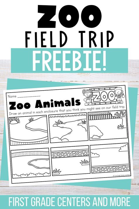 Are you planning a zoo field trip? Check out this blog post for ideas and activities to do with your class before, during, and after the trip. You can also download this free Zoo Animals worksheet for your students to complete. Zoo Steam Activities, Zoo Activities Elementary, Zoo Activities For First Grade, Teacher Zoo Field Trip Outfit, Zoo Day At School, Kindergarten Zoo Activities, Zoo Field Trip Activities Free Printable, The Zoo Activities For Kids, Zoo Field Trip Activities