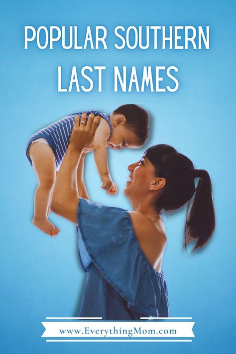 As you look for inspiration in your name search, and an excellent place to look is in the South — more specifically, among Southern last names. Peruse through our list of popular Southern last names with meanings and be inspired by these lovely surnames. #southernnames #southernlastnames #babynames #momlife #parenting #pinterest #everythingmom Southern Last Names For Characters, Country Last Names, Southern Last Names, Southern Surnames, Last Names As First Names, Popular Last Names, Surname List, Last Names For Characters, Southern Names