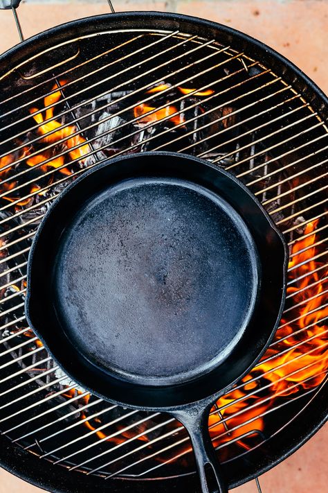 Become a Grill Master with This Essential Gear, from Cast-Iron to Charcoal | Take your outdoor cooking to the next level with the right tools. From high-tech to old-school, here’s the <i>Sunset</i>-approved grilling gear we swear by in our Test Kitchen Small Herb Gardens, Grilled Dinner, Cedar Planks, Kamado Joe, Backyard Cookout, Grilling Tools, Cast Iron Cooking, Camp Cooking, Charcoal Grill