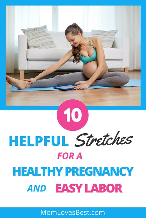 Stretching before working out is important to avoid any untoward accidents. When you're pregnant, stretching can also be considered a form of light exercise. Here are 10 helpful stretches to help you have a healthy pregnancy.   #pregnancy  #pregnancyexercise #pregnancytips #pregnant #pregnancyhealthtips Pregnancy Stretches, Lamaze Classes, Easy Labor, Pregnancy Hacks, Pumping Moms, Baby Sleep Problems, Baby Tips, Pregnant Mom, After Baby