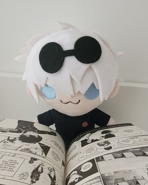 Link in bio !! more JJK content coming soon so stay in tune<3 #jjk #jujutsukaisen #gojosatoru #cute #plushy #plushies #zenanimemarket #anime Gojo Satoru Cute Icon, Gojo Icon Aesthetic, Jjk Aesthetic Icon, Gojo Plushie Pfp, Gojo Pfp Aesthetic, Jjk Icons Manga, Jjk Plush, Gojo Plushie, Blue Aesthetic Soft