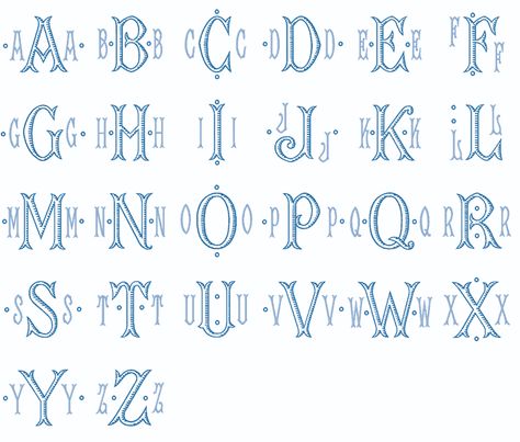 Fancy Monogram Letters, Monogram Fonts Alphabet, Vintage Monogram Letters, Monogram Fonts Initials, Monogram Drawing, Embroidery Fonts Free, Artsy Fonts, Script Monogram Font, Harbor Springs Michigan