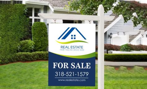 Real Estate Yard Signs, Postcard Design, Yard Sign, Office Interior, Signage Design, Design Concepts, Outdoor Signs, Post Card, Yard Signs