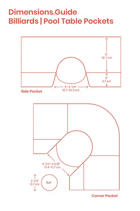 Billiard | Pool Tables are engineered with six pockets — one in each corner and two centered on the longs sides. Pockets, varying in design from simple drop pockets to elaborate ball returns, differ in shape and dimension between Corner Pockets and Side Pockets. Downloads online #pool #billiards #billiardtables #sports Billiard Table Design, Pool Table Dimensions, Pool Table Pockets, Diy Pool Table, Billard Table, Pool Table Sizes, Pool Table Design, Outdoor Pool Table, Custom Pool Tables